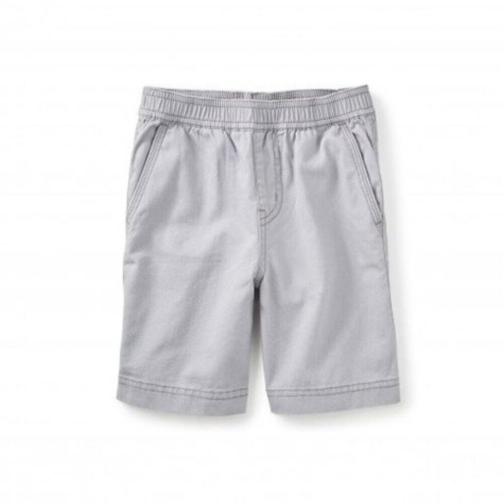 Tea Collection Easy Does It Twill Shorts, 5, Storm Grey - NWT